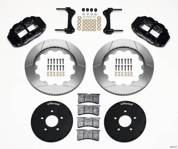 Wilwood - Wilwood Narrow Superlite 6R Front Hat Kit 14.00in 1994-2004 Mustang