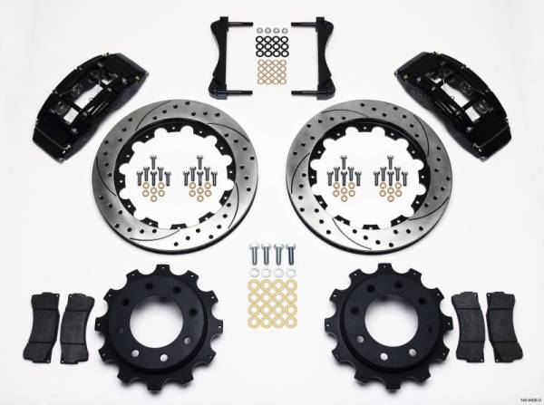 Wilwood - Wilwood TC6R Rear Kit 16.00in Drilled 1999-2010 GM Trk 2500 HD 4.84 Cntr