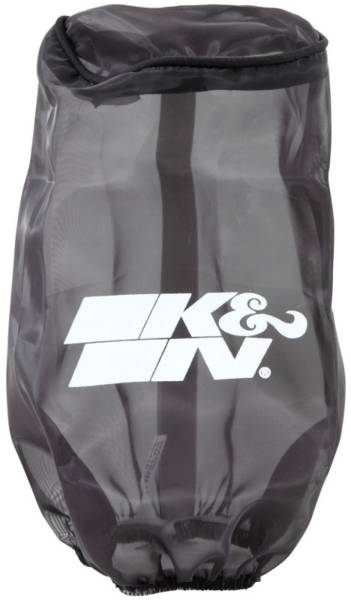 K&N Engineering - K&N Filter Wrap Drycharger Oval Tapered Black - 3.25in Base I/S Width x 2.5in Top I/S Width x 7in H