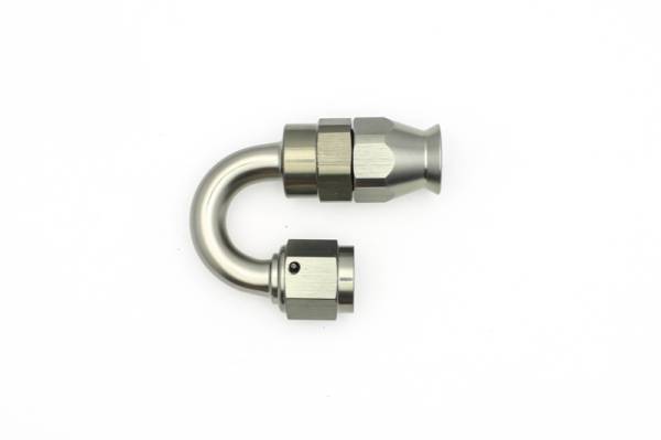 DeatschWerks - DeatschWerks 6AN Female Swivel 180-Degree Hose End PTFE (Incl. 1 Olive Insert)