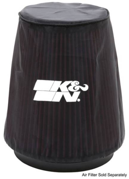 K&N Engineering - K&N Universal P Dry charger Round Tapered Air Filter Wrap Black