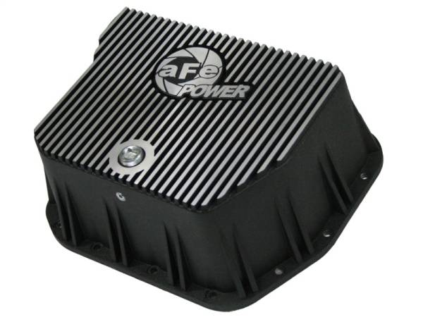 aFe - aFe Power Cover Trans Pan Machined COV Trans Pan Dodge Diesel Trucks 94-07 L6-5.9L (td) Machined