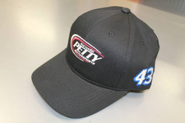Petty's Garage - Richard Petty Motorsport Black 43 Velcro Hat