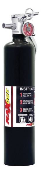 H3R Performance  - H3R Performance Fire Extinguisher Maxout ABC Dry Chemical 2.5lb-Black Paint