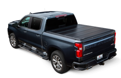 LEER Bed Covers - LEER 2019+ GM Silverado/Sierra HF650M 5Ft 8In Tonneau Cover - Folding