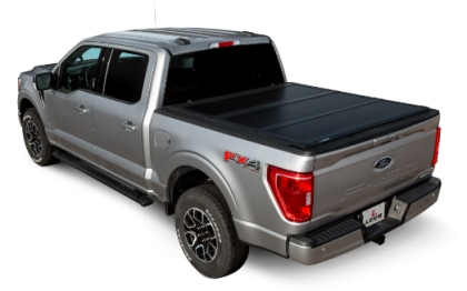 LEER Bed Covers - LEER 04+ Ford F-150 HF350M 5Ft 6In Tonneau Cover - Folding Full Size Short Bed