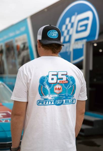 Petty's Garage - Petty's Garage R&M Petty Blue 65th Anniversary T-Shirt