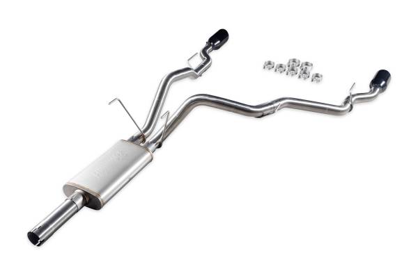 Flowmaster - Flowmaster Exhaust System, Signature Series, Cat-Back, 2.5 in Diameter, 4.5 in Tip, Stainless, Natural, Ram Fullsize Truck 2009-23, Kit