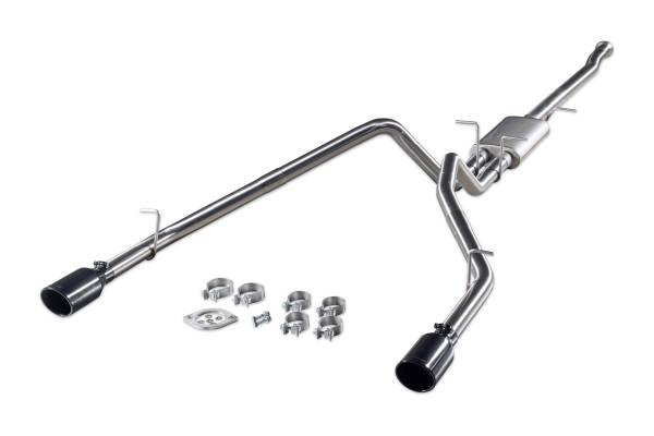 Flowmaster - Flowmaster Exhaust System, Signature Series, Cat-Back, 2.5 in Diameter, 4.5 in Tip, Stainless, Natural, Ram Big Horn Fullsize Truck 2019-24, Kit