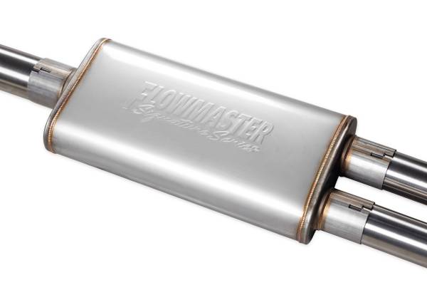 Flowmaster - Flowmaster Exhaust System, Signature Series, Cat-Back, 2.5 in Diameter, Stainless, Natural, GM Fullsize Truck 2019-24, Kit