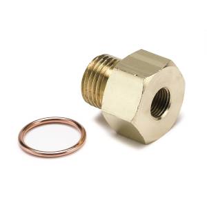 AutoMeter - Autometer FITTING; ADAPTER; METRIC; M16X1.5 MALE TO 1/8in. NPTF FEMALE; BRASS | 2268