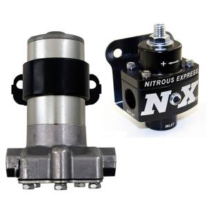 Nitrous Express BLACK STYLE FUEL PUMP AND NON BYPASS REGULATOR COMBO | 15953