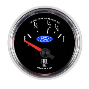 Autometer GAUGE; FUEL LEVEL; 2 1/16in.; 73OE TO 10OF; ELEC; FORD | 880820