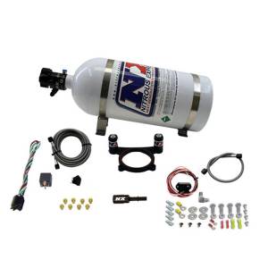 Nitrous Express - Nitrous Express 5.0L Coyote and 7.3L Godzilla Plate System (50-200HP) WITH 10LB BOTTLE | 20948-10