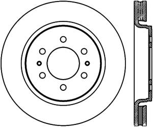 StopTech Sport Slotted Cryo Brake Rotor; Front Right | 126.65119CSR