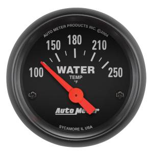 Autometer GAUGE; WATER TEMP; 2 1/16in.; 100-250deg.F; ELECTRIC; Z-SERIES | 2635