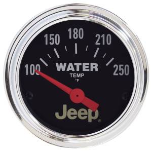 Autometer GAUGE; WATER TEMP; 2 1/16in.; 250deg.F; ELEC; JEEP | 880241