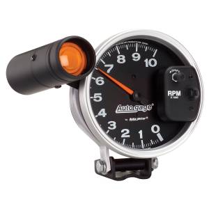 AutoMeter - Autometer GAUGE; TACHOMETER; 5in.; 10K RPM; PEDESTAL W/EXT. SHIFT-LITE; BLACK; AUTO GAGE | 233904 - Image 3