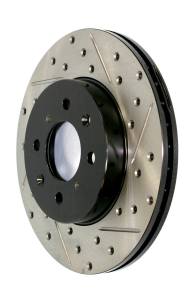 StopTech - StopTech Sport Drilled/Slotted Brake Rotor; Front Left | 127.58006L