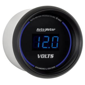 AutoMeter - Autometer GAUGE; VOLTMETER; 2 1/16in.; 18V; DIGITAL; BLACK DIAL W/BLUE LED | 6993 - Image 3
