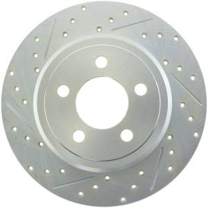 StopTech Select Sport Drilled and Slotted Brake Rotor; Rear Right | 227.63060R