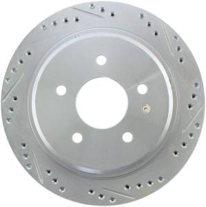 StopTech - StopTech Select Sport Drilled and Slotted Brake Rotor; Rear Left | 227.62061L