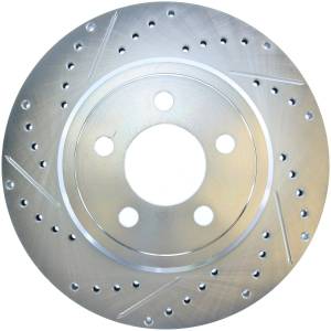 StopTech - StopTech Select Sport Drilled and Slotted Brake Rotor; Rear Right | 227.63062R