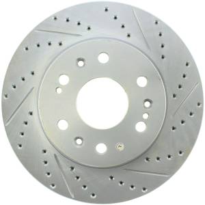 StopTech - StopTech Select Sport Drilled and Slotted Brake Rotor; Front Left | 227.66057L