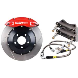 StopTech Big Brake Kit; Red Caliper; Slotted Two-Piece Rotor; Front | 83.260.6700.71