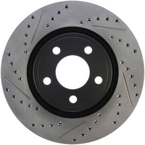 StopTech - StopTech Sport Drilled/Slotted Brake Rotor; Front Right | 127.61112R - Image 1
