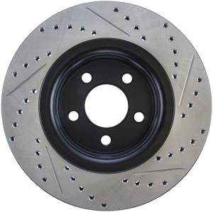 StopTech - StopTech Sport Drilled/Slotted Brake Rotor; Front Right | 127.61112R - Image 2