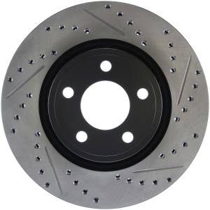 StopTech - StopTech Sport Drilled/Slotted Brake Rotor; Front Left | 127.61112L - Image 1