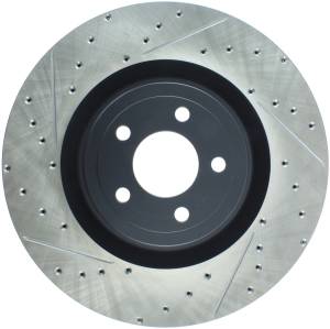StopTech Sport Drilled/Slotted Brake Rotor; Front Right | 127.61116R