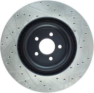 StopTech - StopTech Sport Drilled/Slotted Brake Rotor; Front Right | 127.61116R - Image 2