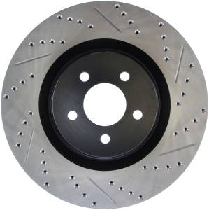 StopTech Sport Drilled/Slotted Brake Rotor; Front Left | 127.61089L