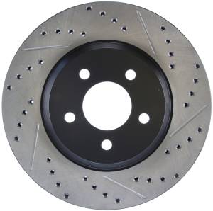 StopTech - StopTech Sport Drilled/Slotted Brake Rotor; Front Left | 127.61086L