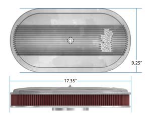 Holley - Holley Vintage Series Air Cleaner Assembly | 120-400 - Image 8