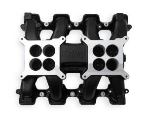 Holley - Holley LS Dual Quad Intake Manifold | 300-133BK - Image 3