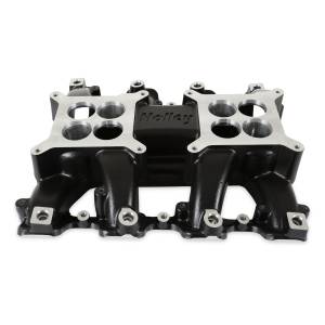 Holley - Holley LS Dual Quad Intake Manifold | 300-134BK - Image 4