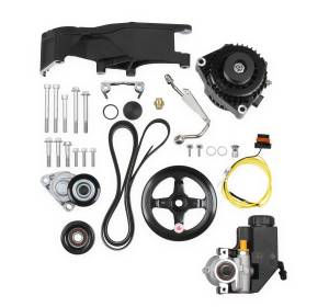 Holley Low LS Accessory Drive System Kit | 20-156BK