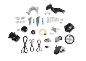 Holley Low LS Accessory Drive System Kit | 20-162BK