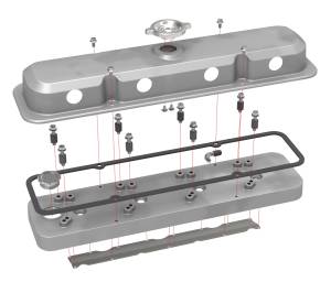 Holley - Holley LS Valve Cover | 241-190 - Image 4