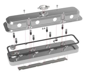 Holley - Holley LS Valve Cover | 241-191 - Image 4