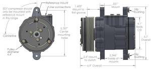 Holley - Holley A/C Compressor | 199-102 - Image 2