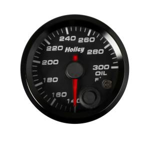 Holley Analog Style Oil Temperature Gauge | 26-604