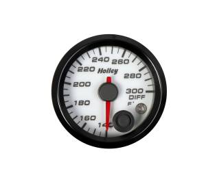 Holley Analog Style Differential Temperature Gauge | 26-607W