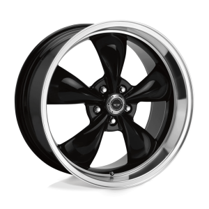 AMERICAN RACING AR105 TORQ THRUST M 16X7 35 GLOSS BLACK MACHINED LIP | AR105M6791B