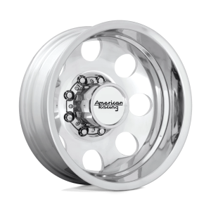 AMERICAN RACING AR204 BAJA DUALLY 16X6 -134 POLISHED - REAR | AR204660871134N