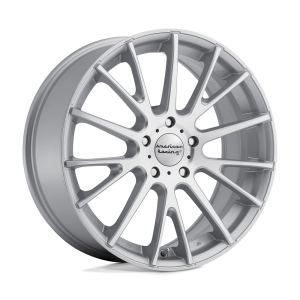 AMERICAN RACING AR904 18X8 45 BRIGHT SILVER MACHINED FACE | AR90488012445