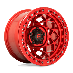 FUEL 1PC D121 UNIT BEADLOCK 17X9 -15 CANDY RED | D12117907545